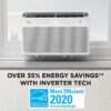 U-Shaped Inverter Window Air Conditioner 12,000BTU with Open Window Flexibility, Robust Installation,Extreme Quiet, 35% Energy Saving, Smart Control, Alexa, Remote, Bracket Included (Renewed) - Image 5