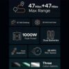 1000W Electric Bike for Adults, Retro-Style, 28mph, 94 Miles Range, 20′′x4.0′′ Fat Tires, Full Suspension, UL Certified - Image 4