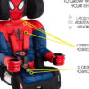 2025 KidsEmbrace Marvel Spider-Man 2-in-1 Forward-Facing Booster Car Seat LATCH | 5-Point Harness Booster 22-65lbs converts to Belt-Positioning Booster 40-100lbs | Adjustable - Image 6