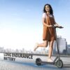 Electric Scooter - 8.5" Solid Tires, 350W Motor, Up to 19 MPH and 21-23 Miles Long-Range Portable Foldable Commuting Scooter for Adults with Double Braking System and App - Image 30