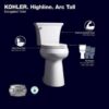 Extra Tall Highline Arc Complete Solution 2-piece 1.28 GPF Single Flush Elongated Toilet in White (Seat Included) 78305-0 - Image 5
