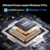 15.6-inch Windows 11 Laptop, 16GB RAM, 512GB SSD, FHD IPS Display Laptop Computer, Intel N5095 Quad Core, 2.4/5G WiFi, BT4.2 Backlit and Fingerprint, Lightweight and Portable - Image 2