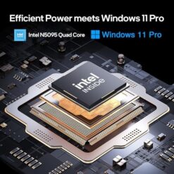 Alternative view of 15.6-inch Windows 11 Laptop, 16GB RAM, 512GB SSD, FHD IPS Display Laptop Computer, Intel N5095 Quad Core, 2.4/5G WiFi, BT4.2 Backlit and Fingerprint, Lightweight and Portable