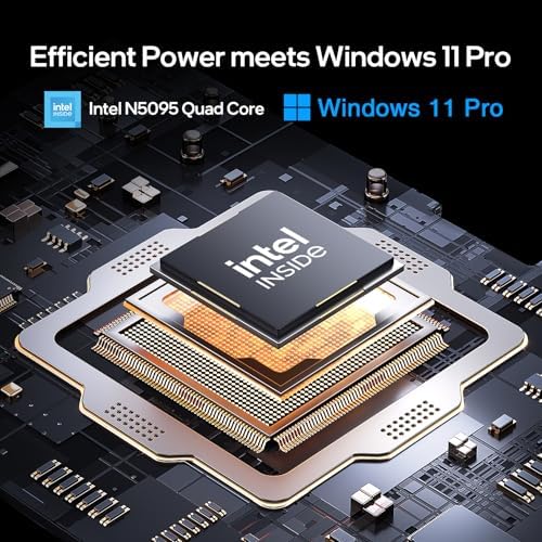 15.6-inch Windows 11 Laptop, 16GB RAM, 512GB SSD, FHD IPS Display Laptop Computer, Intel N5095 Quad Core, 2.4/5G WiFi, BT4.2 Backlit and Fingerprint, Lightweight and Portable - Image 2