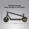 Electric Scooter -500W Motor 10" Solid Tires,Up to 18 Miles Long-Range and 19 MPH Portable Folding Commuting Scooter for Adults - Image 6