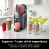 SLUSHi with RapidChill Technology, 88 oz. Frozen Drink & Slushie Machine, 5 Preset Programs, Margaritas, Frappés, and More, Premium Accents, Black, FS301 - Image 2