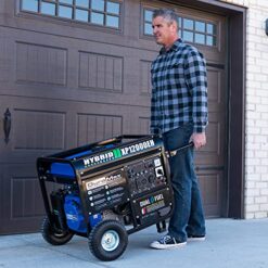 Alternative view of XP12000EH Dual Fuel Generator – 12,000W Gas/Propane, 457cc 4-Stroke Engine, EPA/CARB Compliant