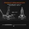 3 Ton Floor Jack Hydraulic Heavy Duty Steel Car Jack with Quick Lift Dual Pump,Black,W8303-B - Image 3