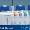 1034D Serger Heavy-Duty Metal Frame Overlock Machine 1300 Stitches Per Minute Removeable Trim Trap 3 Included Accessory Feet - Image 7