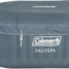 4 to 6 Person Inflatable Hot Tub Square Portable Outdoor Spa with 114 Soothing AirJets and Insulated Cover, Gray-Coleman - Image 10