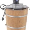 6 qt Country Ice Cream Maker Classic Wooden Tub Country Electric Motor - Image 2