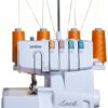 1034D Serger Heavy-Duty Metal Frame Overlock Machine 1300 Stitches Per Minute Removeable Trim Trap 3 Included Accessory Feet - Image 3