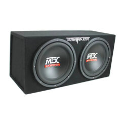 Alternative view of MTX TNE212D 12" Subwoofer (2 Pack) + Monoblock Amplifier (2 Pack) + Amp Wire Kit