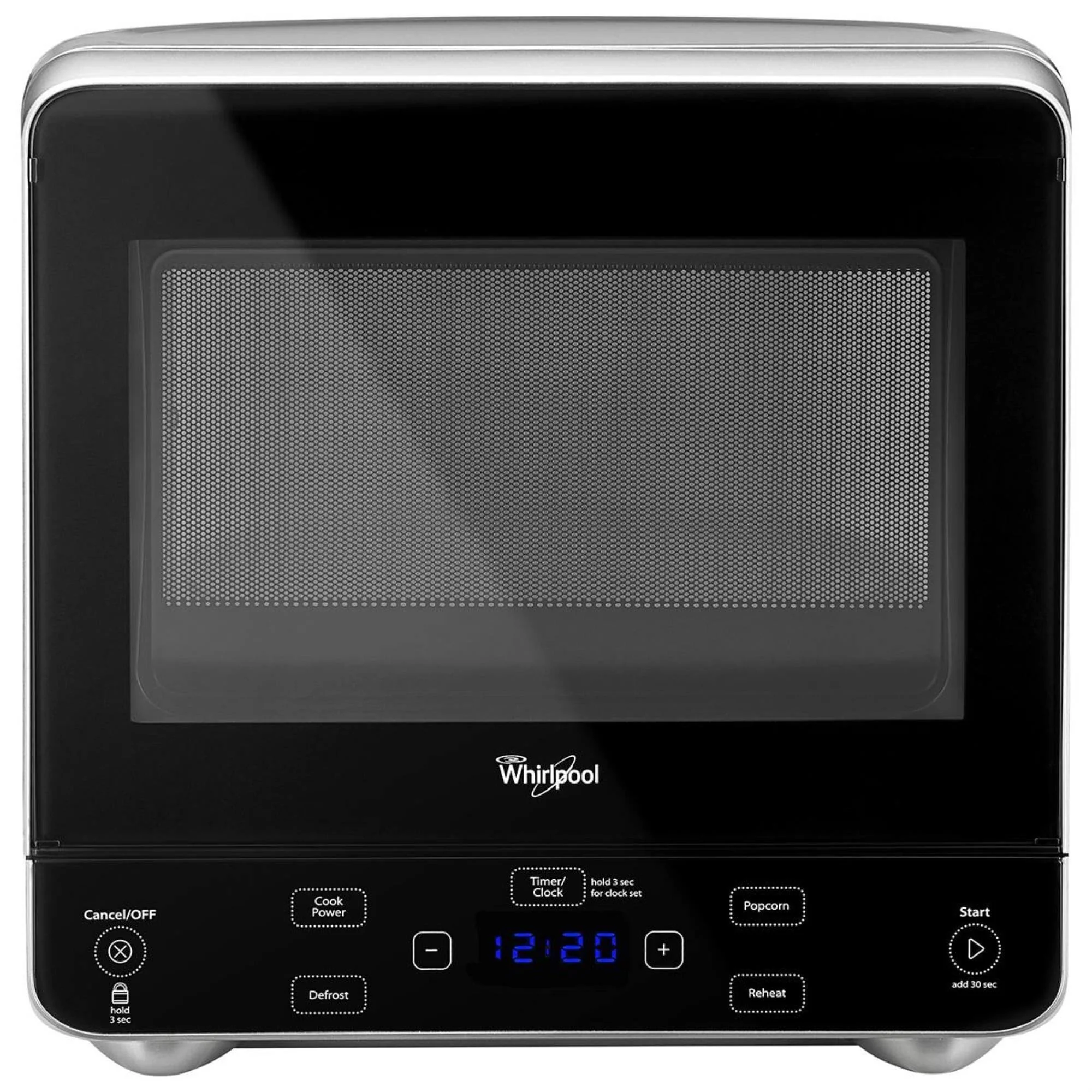 Whirlpool 0.5 Cu. ft. Silver Countertop Microwave-WMC20005YD