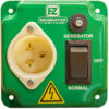 EZ Generator Switch, 15A 125V Green Manual Transfer Electrical Switch - Image 10