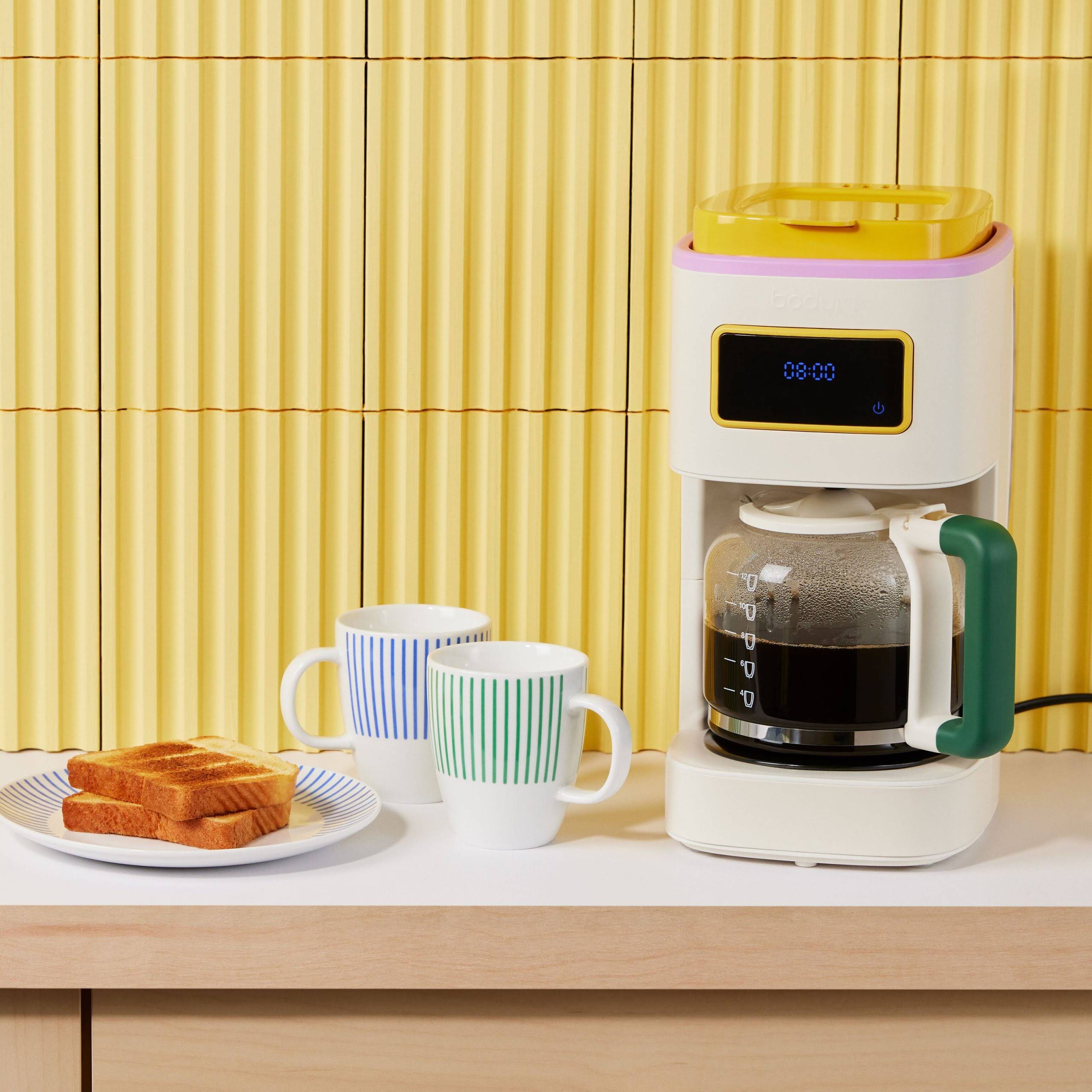 Bodum Programmable 12-Cup Coffee Maker - White/ Multi - Image 6
