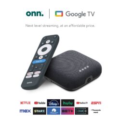 Alternative view of Onn. 4K Pro Streaming Device with Google TV, 4K UHD, Dolby Vision & Atmos, Hands Free Voice Control, Wi Fi 6, Smart Hub