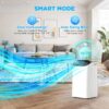 Portable Air Conditioners with Remote Control, 3-in-1 Free Standing Cooling AC Unit with Fan & Dehumidifier, Cools Room up to 700 sq.ft, Smart/Sleep Mode,3 Speed,Auto Swing,24H Timer - Image 17