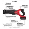 18V M18 FUEL Lithium-Ion Brushless Cordless 7-Tool Combo Kit 5.0 Ah - Image 6