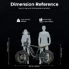 1000W Electric Bike for Adults, Retro-Style, 28mph, 94 Miles Range, 20′′x4.0′′ Fat Tires, Full Suspension, UL Certified - Image 7