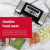 Nesco Deluxe Food VS-12 Vacuum Sealer 130 Watts Kit Bags & Viewing Lid - Image 6