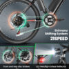 500W Electric Bike 26" Electric Bicycle for Adults with Cruise Control System Ebike - Image 9