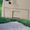Suncast 100 ft. Powerwind Auto Power Rewind Hose Reel, Light Taupe - Image 4