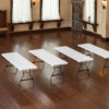 Lifetime 4-Pack Commercial Stacking 8 ft Folding Table - Image 4