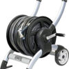 The Ames Company P-Aluminum Hose Reel Cart- Silver 200 Ft