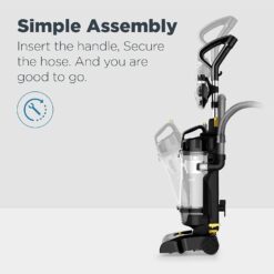 Alternative view of EUREKA NEU181D PowerSpeed Lightweight Powerful Upright Vacuum Cleaner for Carpet and Hard Floor with Pet Turbo Tool