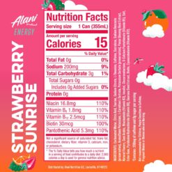 Alternative view of Energy Drink Strawberry Sunrise 12oz 24 Pack