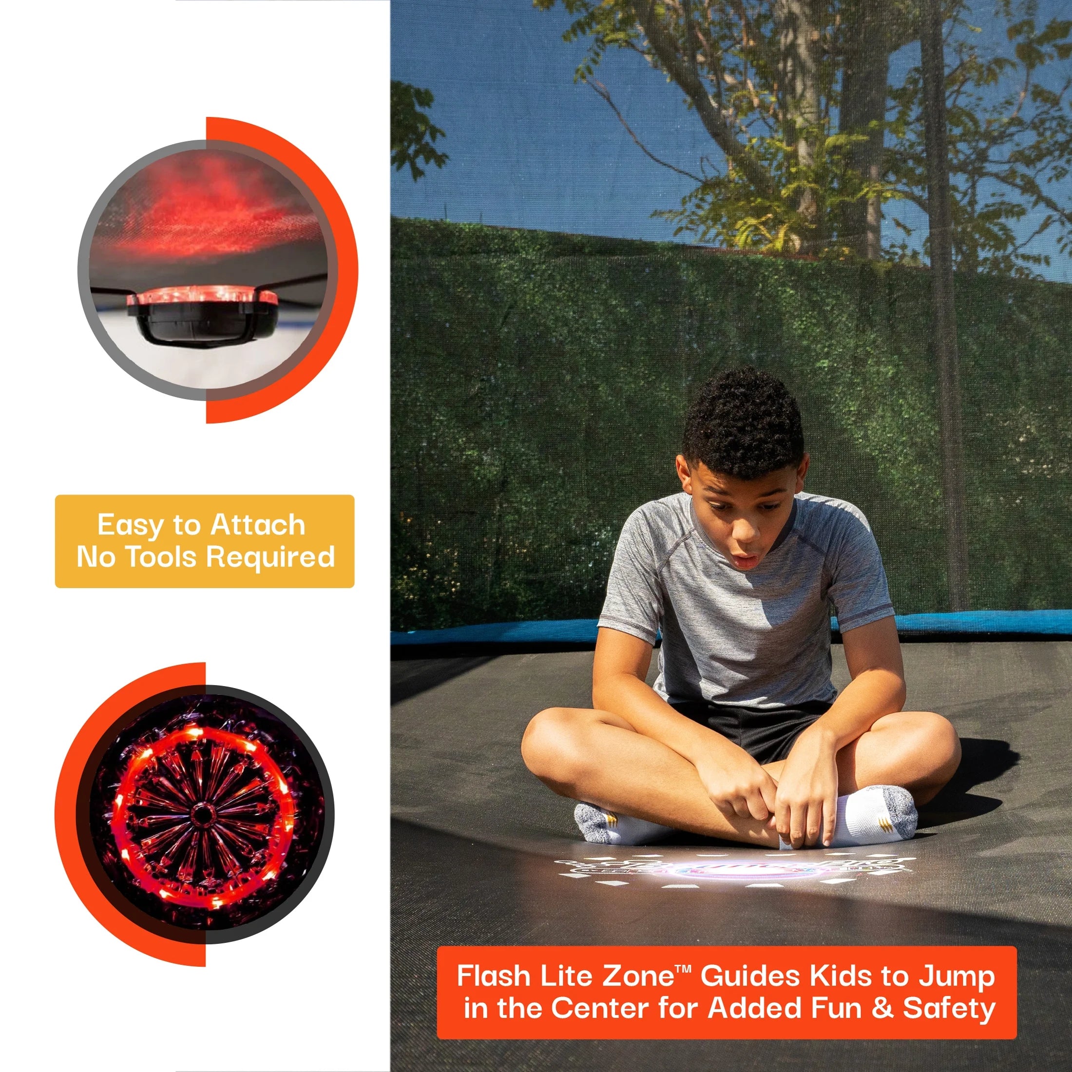 Bounce Pro 14ft Trampoline with Flash Lite Zone - Image 8