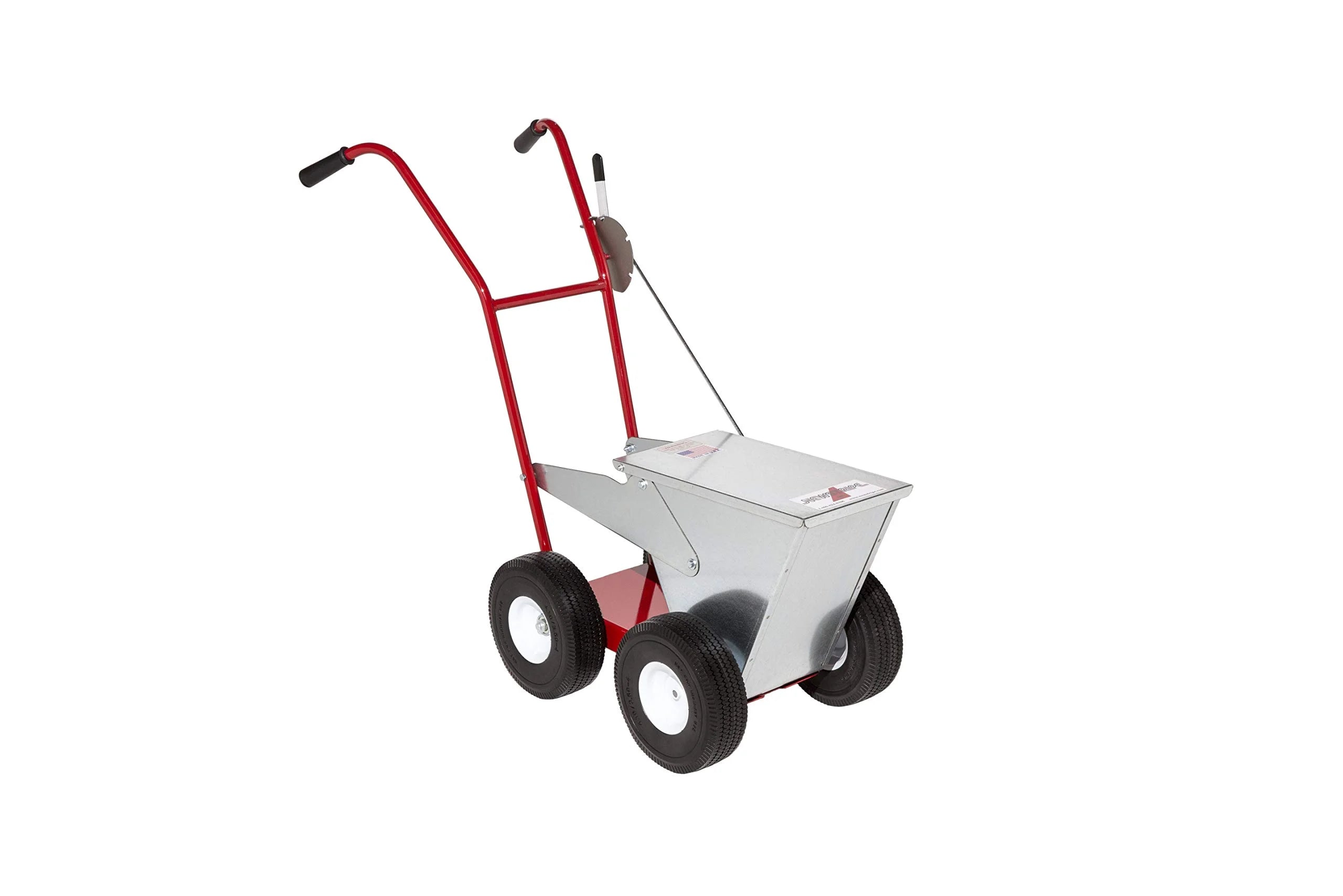 Newstripe NewLiner HD 50 lb Heavy Duty Dry Line Marker (Part #10001744) | Precision 2" or 4" Lines | Galvanized Steel | 10" Pneumatic Tires | For Baseball, Tracks & Events | Made in USA - Image 8