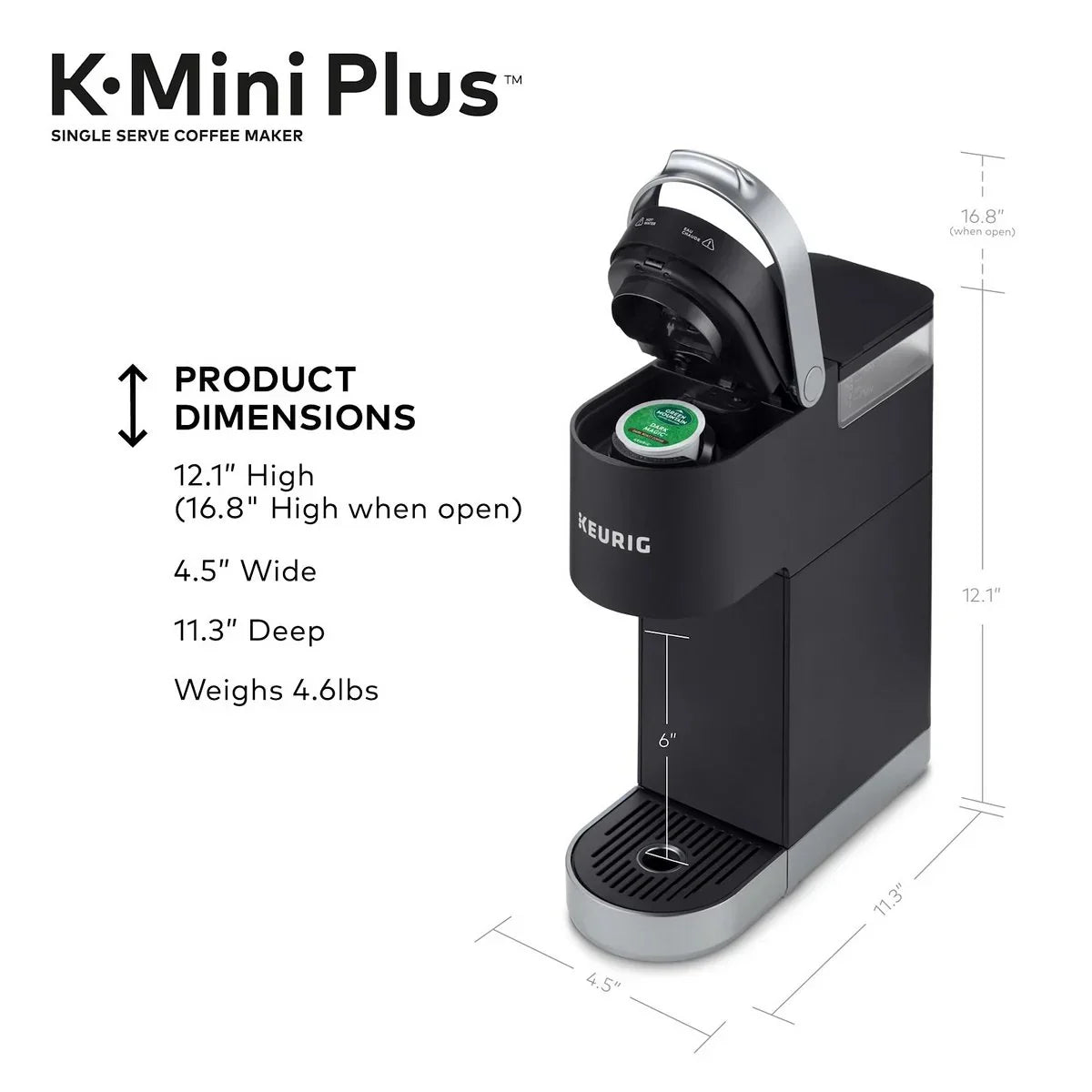 Keurig K-Mini Plus Single Cup Coffee Machine - Image 8