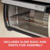 Spacemaker Under-Counter Toaster Oven, Black/Stainless Steel, TROS1000D - Image 4