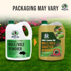 Alternative view of 100% Castor Oil for Mole for Lawns Getting Rid of Ground Moles - Most Effective Way to Remove Gopher, Mole, Vole Castor Oil - Pet Safe, Food Grade (1 Gallon)