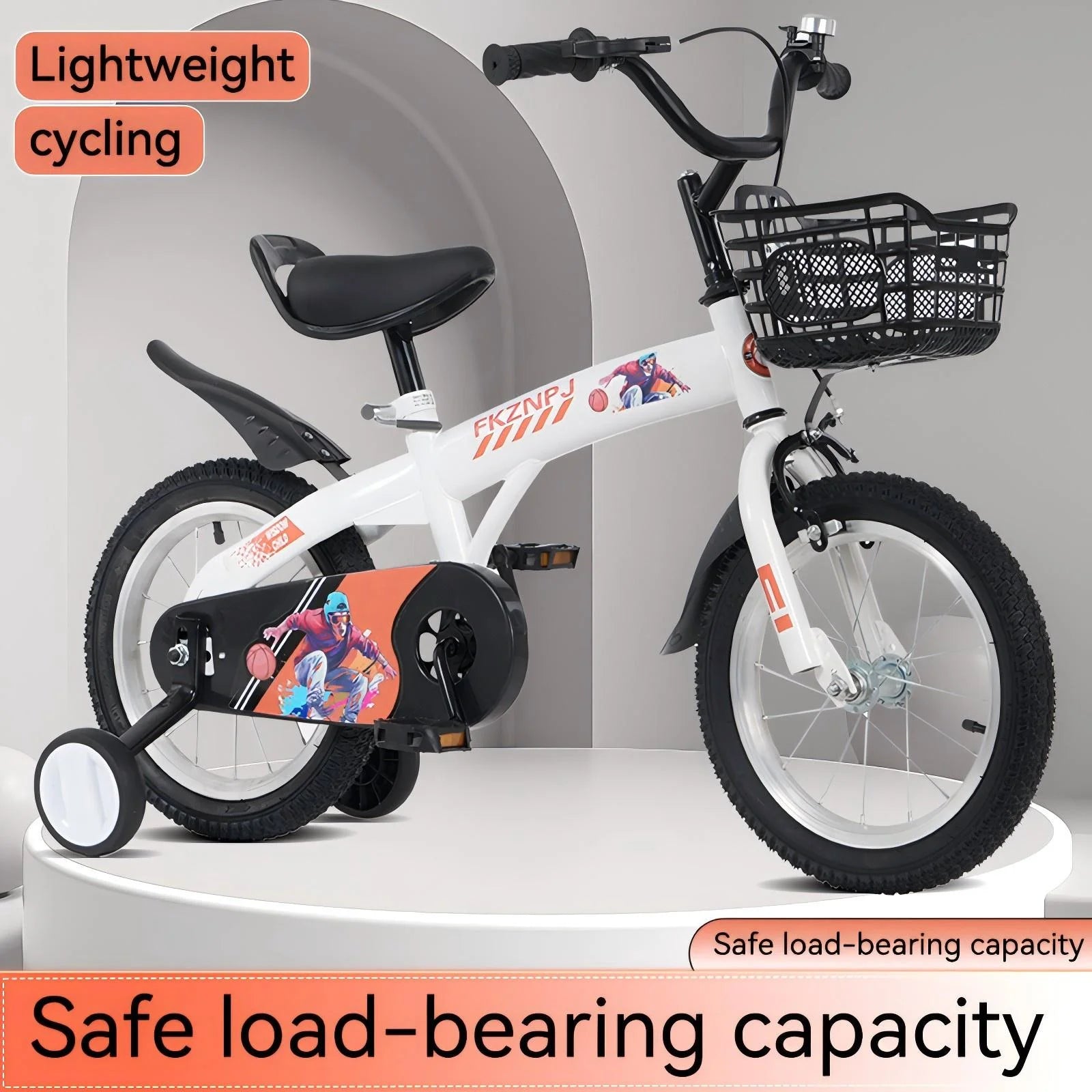 Baprem 18" Girls Bike for 5-9 Years Old Kids, Cute Kids Bike with Training Wheels, Steel Frame Sporty Children Bicycle, Pink - Image 23