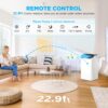 Portable Air Conditioners with Remote Control, 3-in-1 Free Standing Cooling AC Unit with Fan & Dehumidifier, Cools Room up to 700 sq.ft, Smart/Sleep Mode,3 Speed,Auto Swing,24H Timer - Image 14