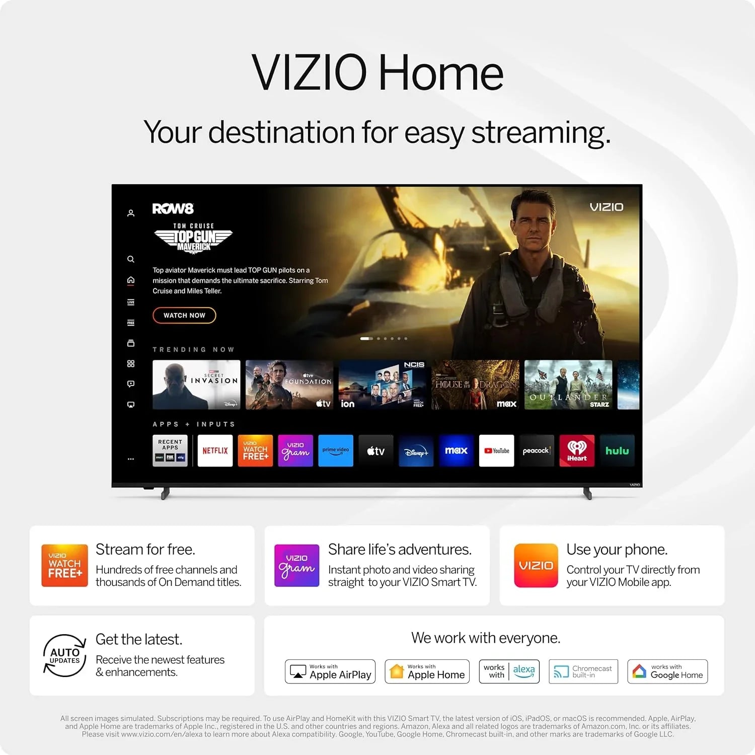 VIZIO 50′′ 4K Resolution HDR Smart TV - Image 5