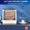 Portable Countertop Dishwasher with 5-Liter Built-In Water Tank and Air-Dry Function 5 Washing Programs - Image 7