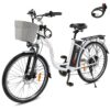 PEXMOR Electric Bike for Adults 350W (Peak 500W) City Commuter Ebike 36V 12.5AH Removable Battery 26" Cruiser Electric Bicycle Shimano 6-Speed | Dual Shock Absorber | Basket - Image 2