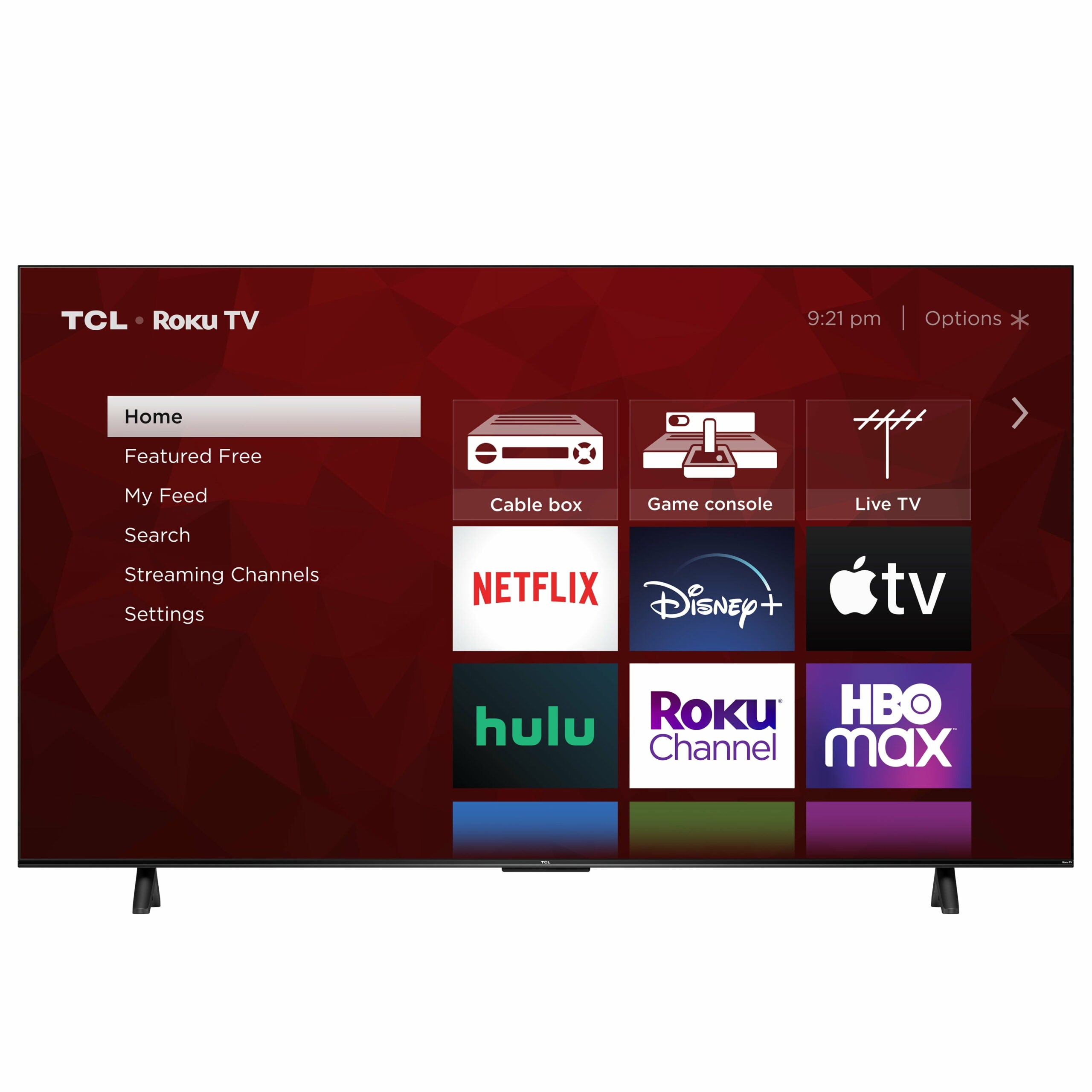 TCL 75′′ 4-Series 4K UHD HDR Smart TV with Roku, Voice Control, AirPlay, & Customizable Home Screen - Image 4
