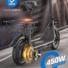 URBANMAX C1 Electric Scooter with Seat, 450W Powerful Motor up to 22 Miles Range - Image 6