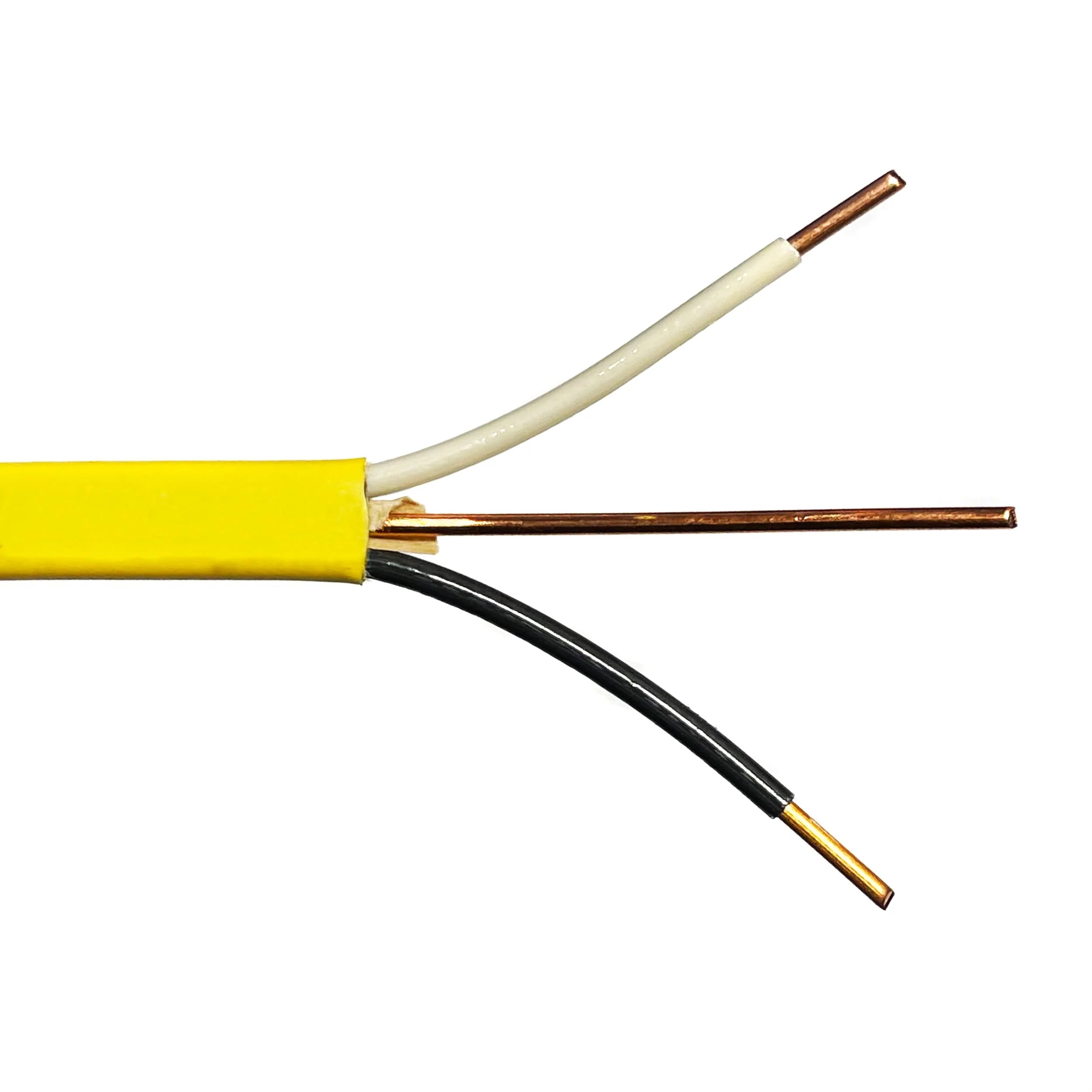2025 Unbranded* 250-Ft Roll 12-2 AWG NM-B Gauge Indoor Electrical Copper Wire Ground Cable, WHITE (/2) - Image 3