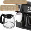 12-Cup Replacement Coffee Carafe Compatible with Hamilton Beach Coffee maker Pot 49902, 49915, 49905C, CM4309, 49317, 49467, 49611, 49904, 49934, 46230, 46290, 46293, 46294, 46299 - Image 3