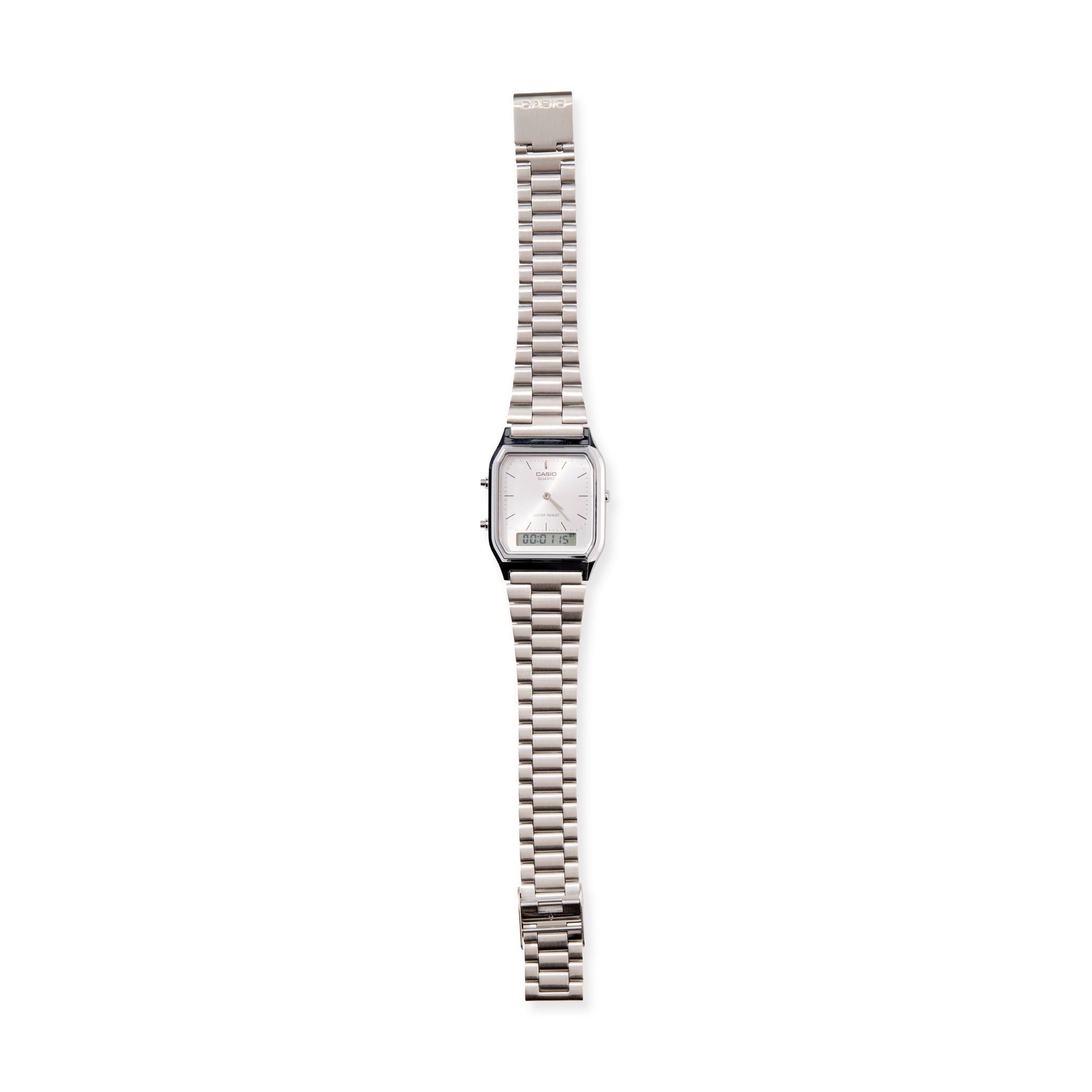 Casio AQ230 Analog Digital Watch - Silver - Image 4