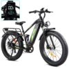 Electric Bike for Adults 1000W, 48V 17.5AH Battery Adult Electric Bicycles, 26 Fat Tire Full Suspension Ebike, 28MPH Mountain Beach E Bike, 7 Speed, 60Miles Range, UL Certified - Image 2