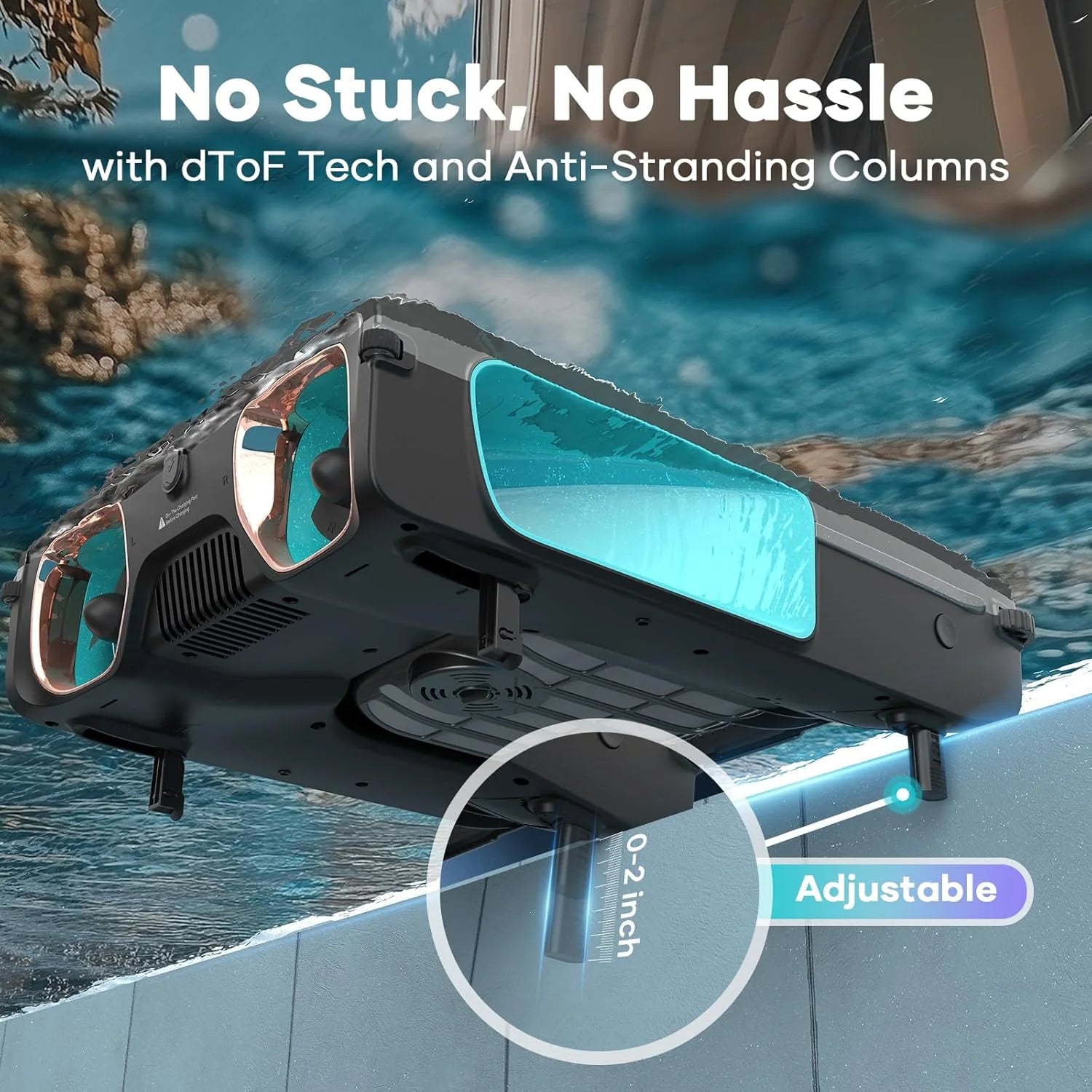 AIPER Surfer S2 Solar Pool Skimmer with APP Support, 24/7 Cleaning, Dual Charging Modes, Smart Obstacle Avoidance, Ideal for All Swimming Pool Types - Image 10
