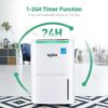 Portable Air Conditioners with Remote Control, 3-in-1 Free Standing Cooling AC Unit with Fan & Dehumidifier, Cools Room up to 700 sq.ft, Smart/Sleep Mode,3 Speed,Auto Swing,24H Timer - Image 10