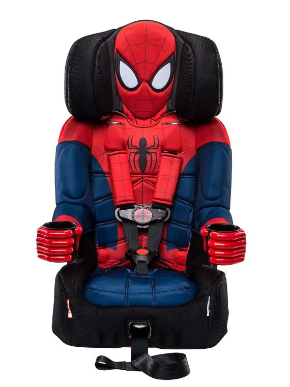 2025 KidsEmbrace Marvel Spider-Man 2-in-1 Forward-Facing Booster Car Seat LATCH | 5-Point Harness Booster 22-65lbs converts to Belt-Positioning Booster 40-100lbs | Adjustable - Image 2
